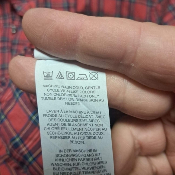 🧡J.CREW Plaid Button Down Top - Picture 4 of 5